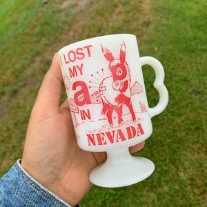 Vintage Nevada Donkey Souvenir Mug